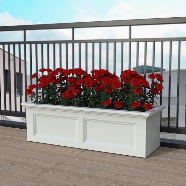 Fairfield 48in Garden Bed - White
